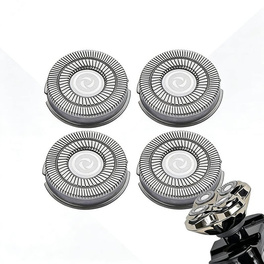 4Pcs Shaver Replacement Blades, Compatible with Skull Pitbull Shaver Gold/Silver/Platinum PRO, Super Close Shaving Heads.