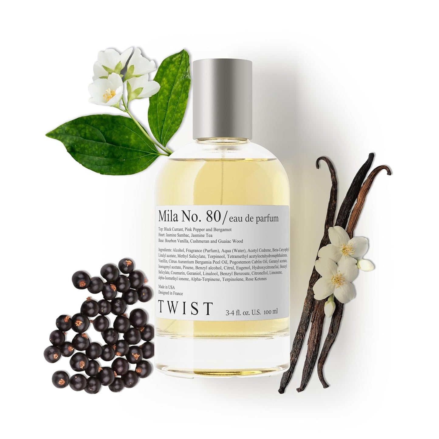 Eau De Parfum Inspired by Burberry Her - Long-Lasting Strawberry & Vanilla Fragrance Spray | 100 ml | Vegan & Clean Ingredients
