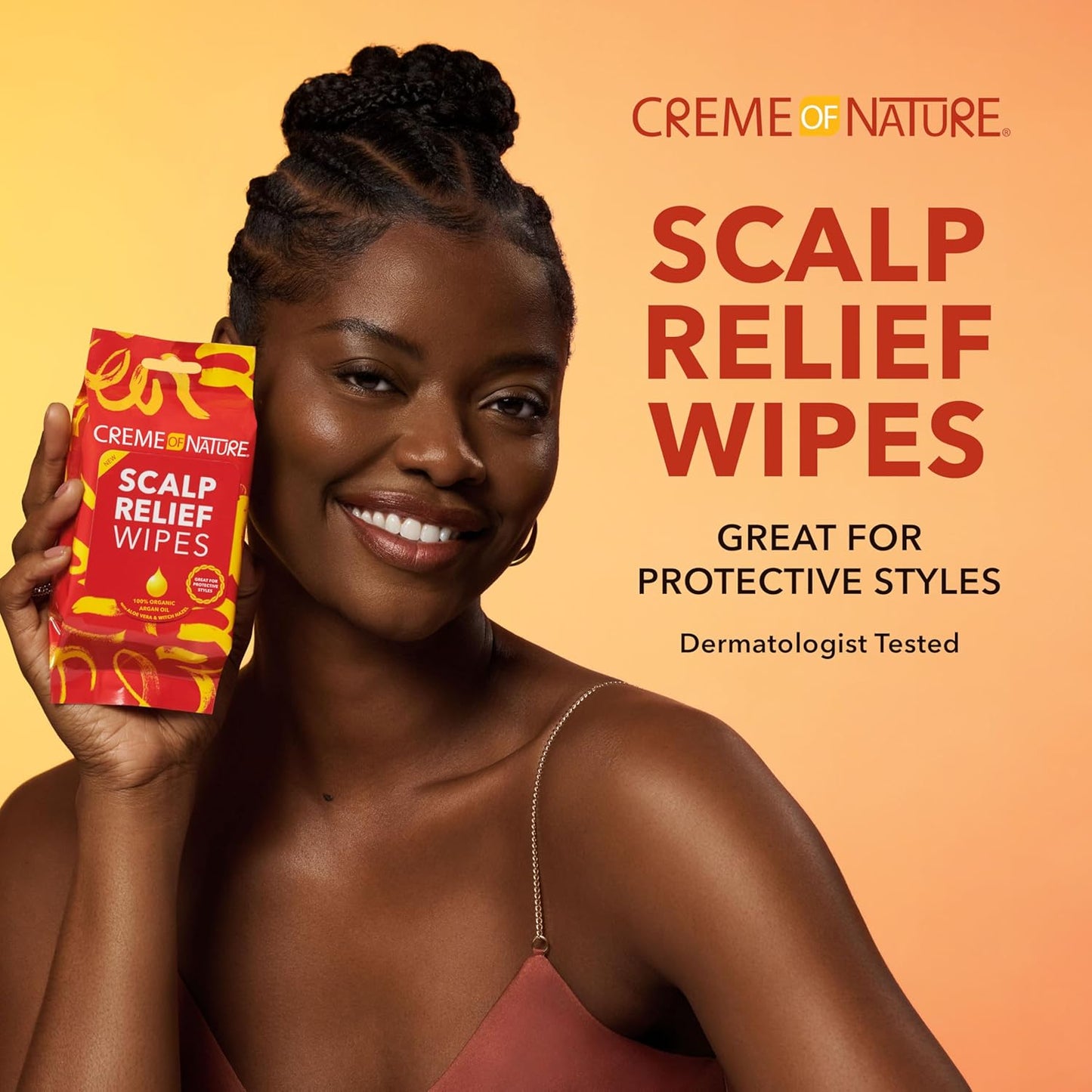 Argan Oil Scalp Relief Wipes - Nourishing Moisture for Dry Scalp | 30 Count
