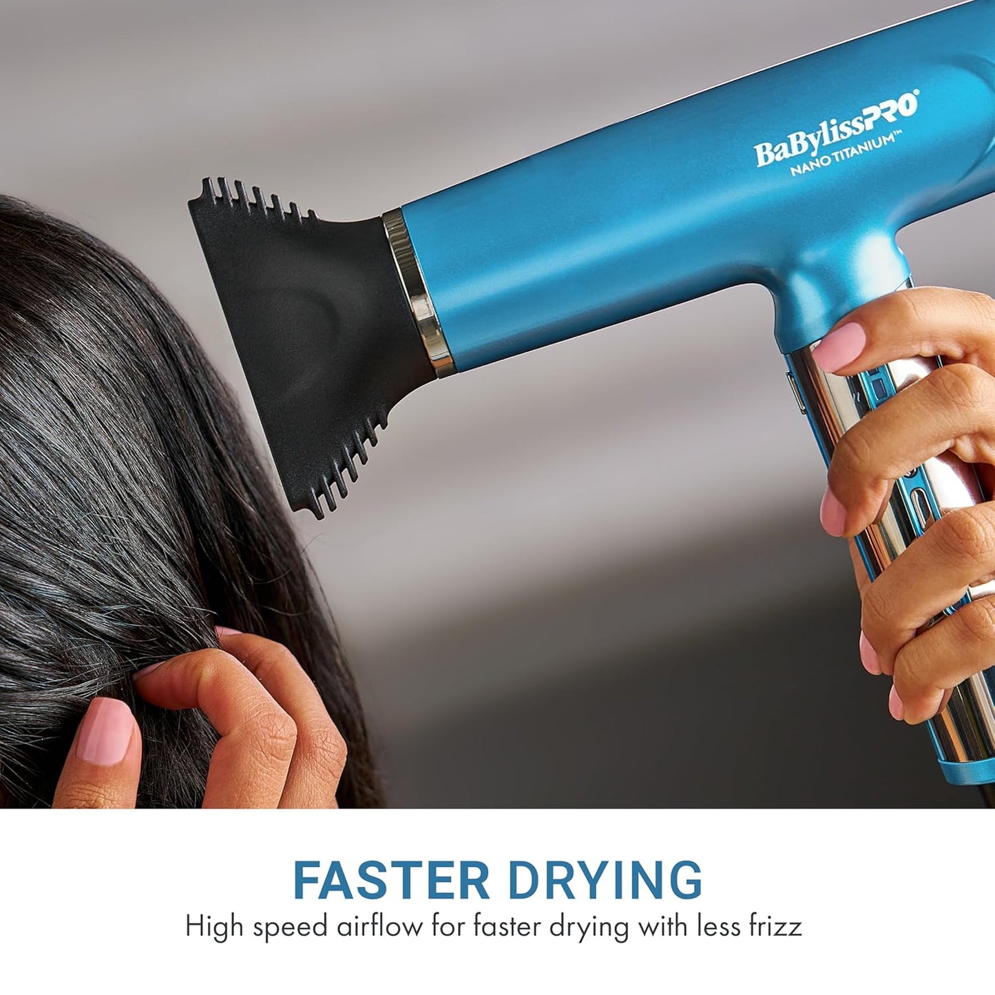 BaBylissPRO Hair Dryer - Nano Titanium Ionic Dual-Voltage | Lightweight & Compact Design