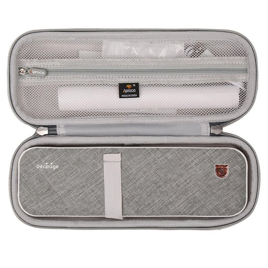 Aproca Portable Printers Case Compatible with TATTMUSE/JADENS/MUNBYN ITP01 Wireless Bluetooth Printer and Accessories, Storage Hard Bag (Case Only)-Grey