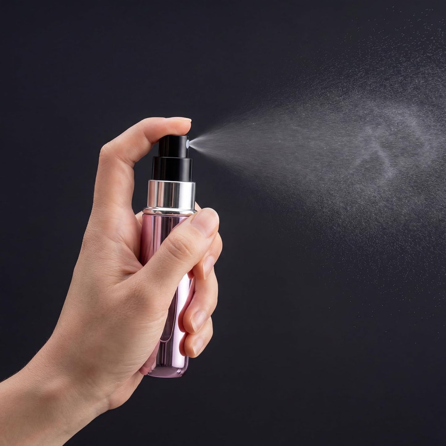 Refillable Perfume Travel Spray Bottle Set - 8ml & 5ml Mini Atomizers | Portable Cologne Dispenser for Men & Women (9 Pcs)