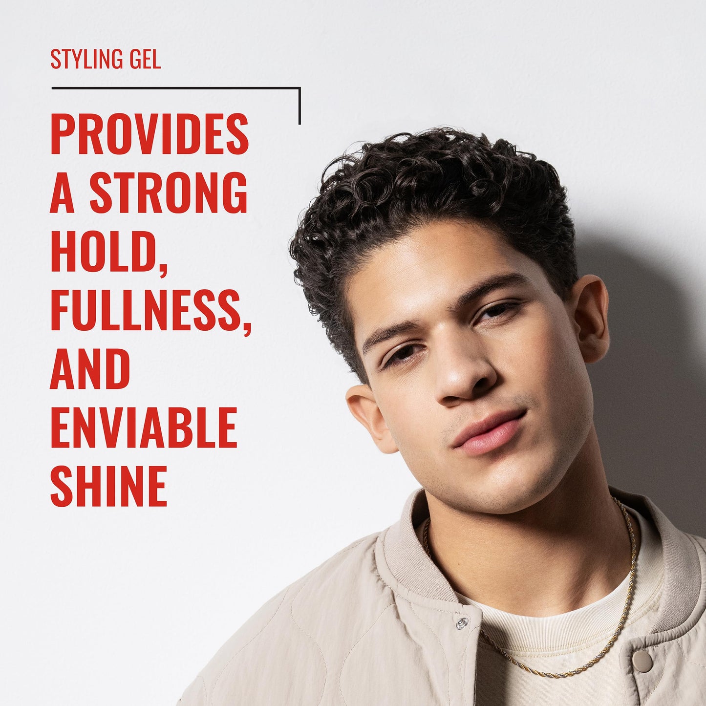 Fix Your Lid Styling Gel for Men's Hair - Firm Hold with Fuller Look - Strong Hold Gel for All Men's Hair Types & Styles - Easy To Wash Out - 8.5 Oz