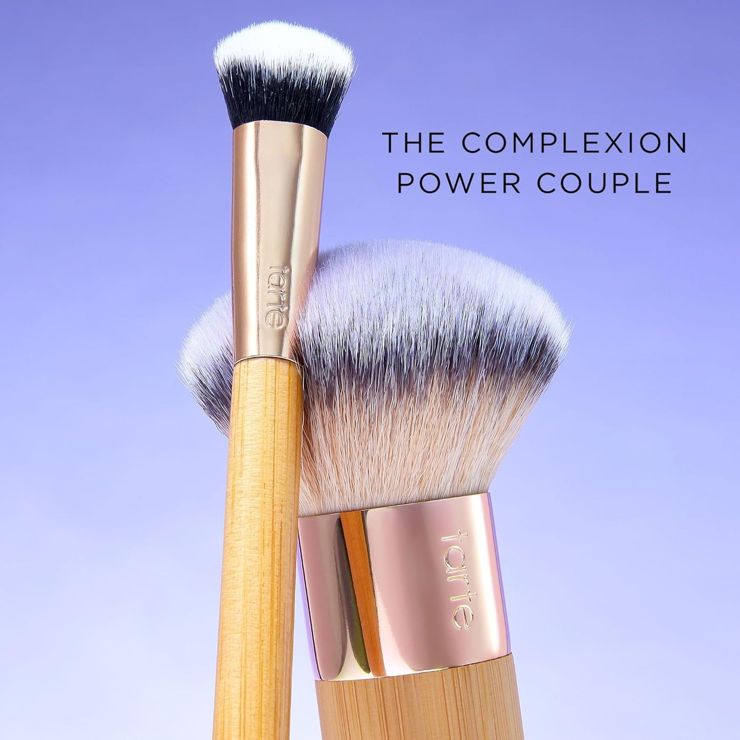 Tarte Buffer Airbrush Finish Foundation Brush - Blending Brush for Cream, Liquid & Powder Makeup | Flawless Vegan & Cruelty-Free Full Size