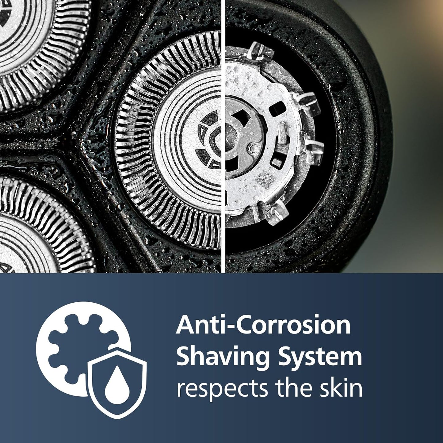 Philips Norelco Shaver 2600 Series - Wet & Dry Electric Shaver with Pop-Up Trimmer | Dark Forest Green, Model X3052/91
