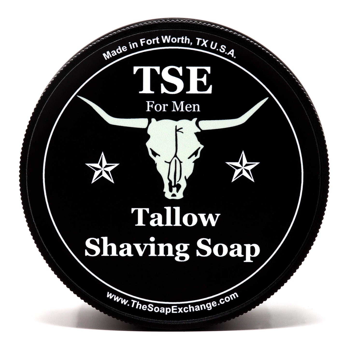 TSE for Men Beach Bum Shaving Soap with Tallow and Shea Butter. Natural Ingredients for Rich Lather and a Smooth Comfortable Shave. Artisan 4.5 oz Semi-Soft Italian Style. Made in the USA.
