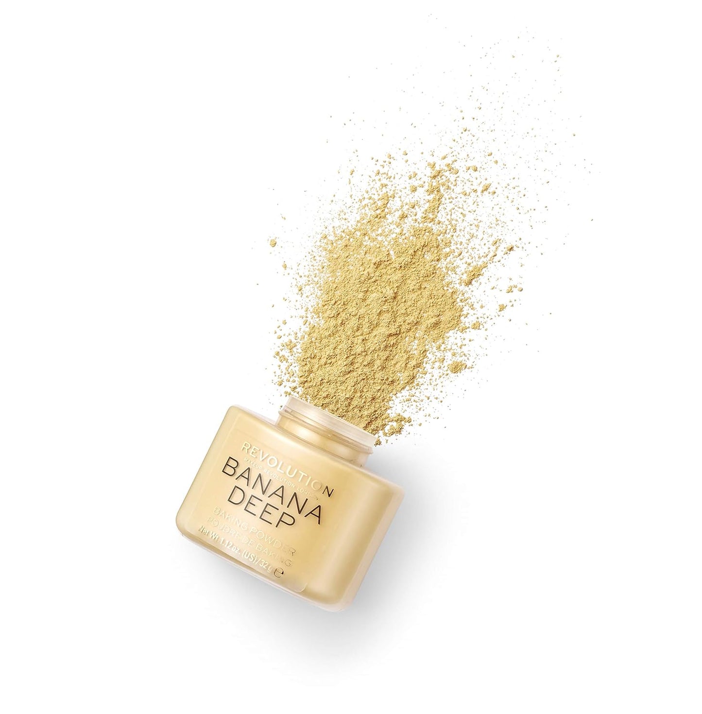 Loose Baking Powder - Long-Lasting Makeup Setting Powder for Shine Control | Banana Deep, 1.12 oz