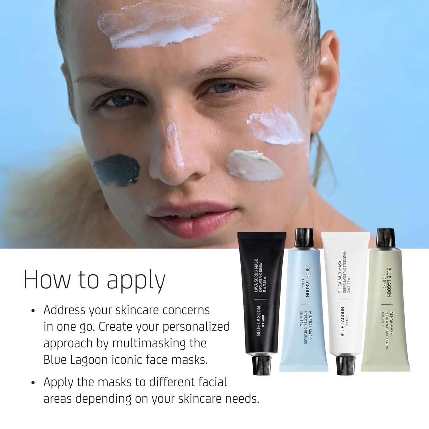 Signature Masks Travel Set - Sustainable Bioactive Luxury Skincare | 4-Piece Set (1 oz Each)