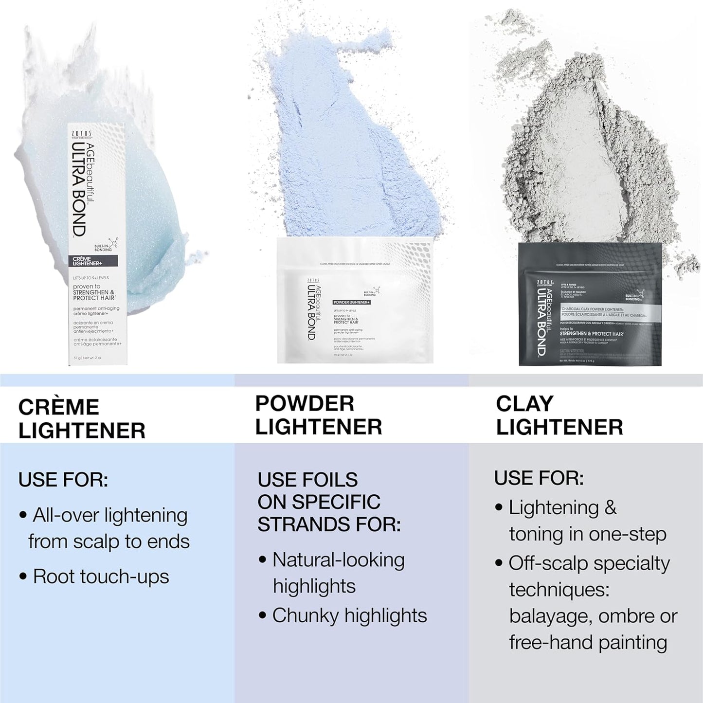 AGE Beautiful Charcoal Clay Powder Hair Lightener - Strengthens & Nourishes | Lifts Up to 7+ Levels