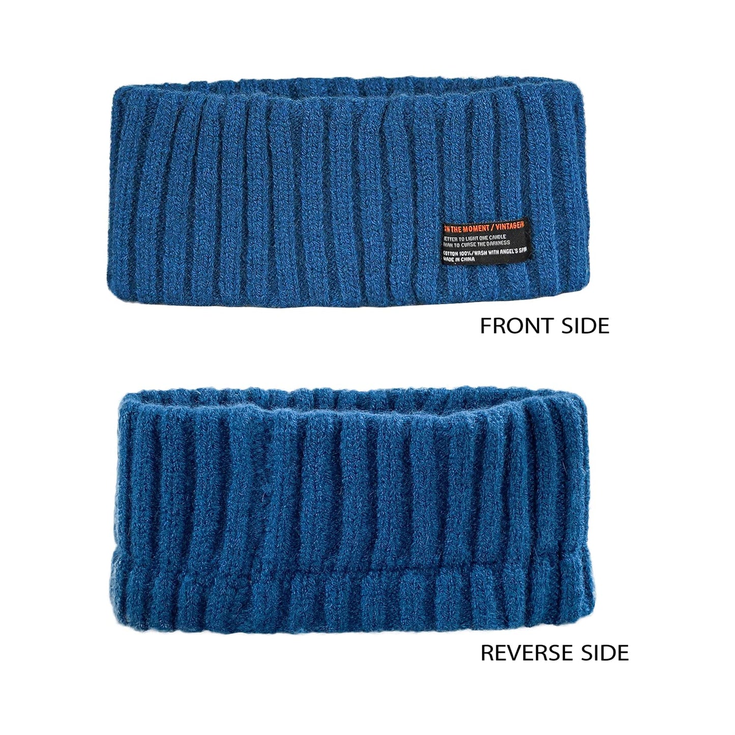 Non-Slip Knit Headbands for Women - Soft Elastic Hair Wraps | Fashionable Ponytail Ear Warmers