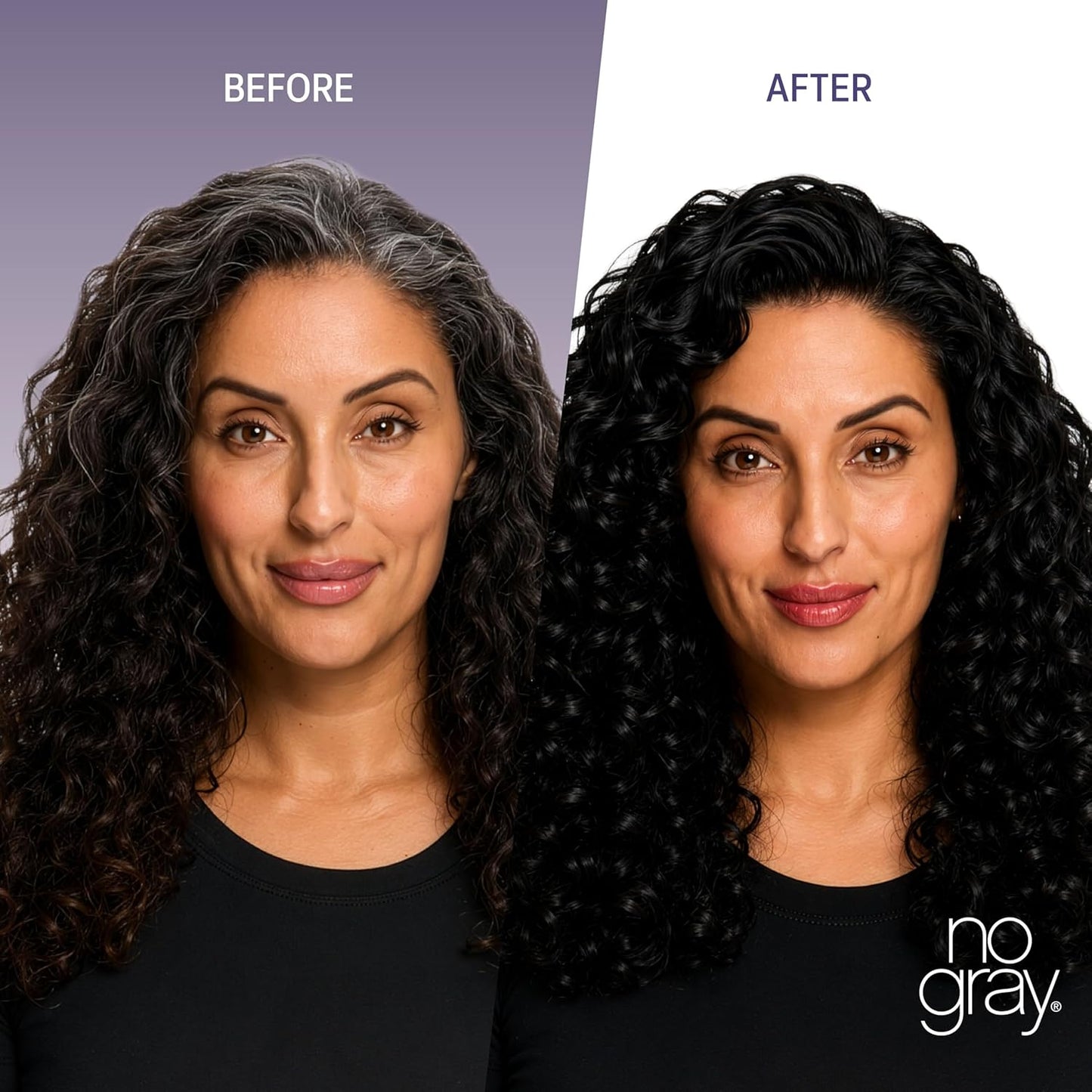 Permanent Hair Color Shampoo - No Gray Quick Formula, Black | 8.45 oz