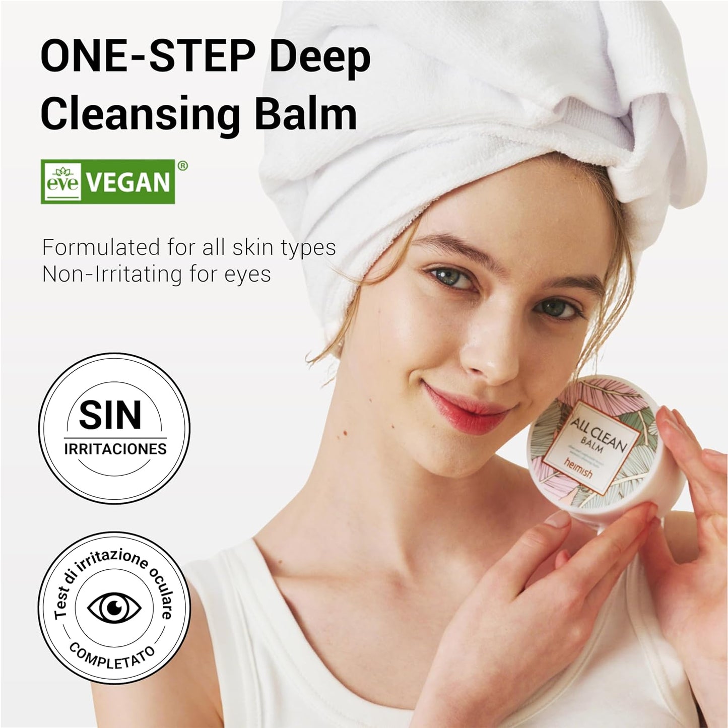 HEIMISH All Clean Balm - Cleansing Balm & Waterproof Makeup Remover | 4.0fl.oz/120ml, Vegan Formula for All Skin Types
