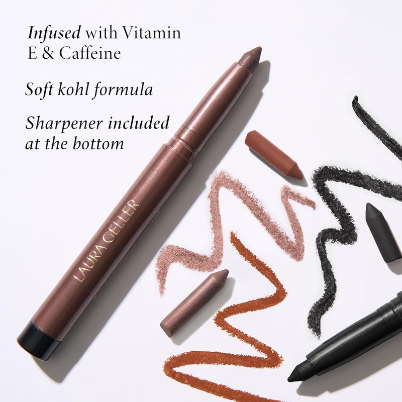 Kajal Longwear Kohl Eyeliner Pencil - Smoky Plum Shade | Smooth, Blendable Formula with Caffeine & Vitamin E