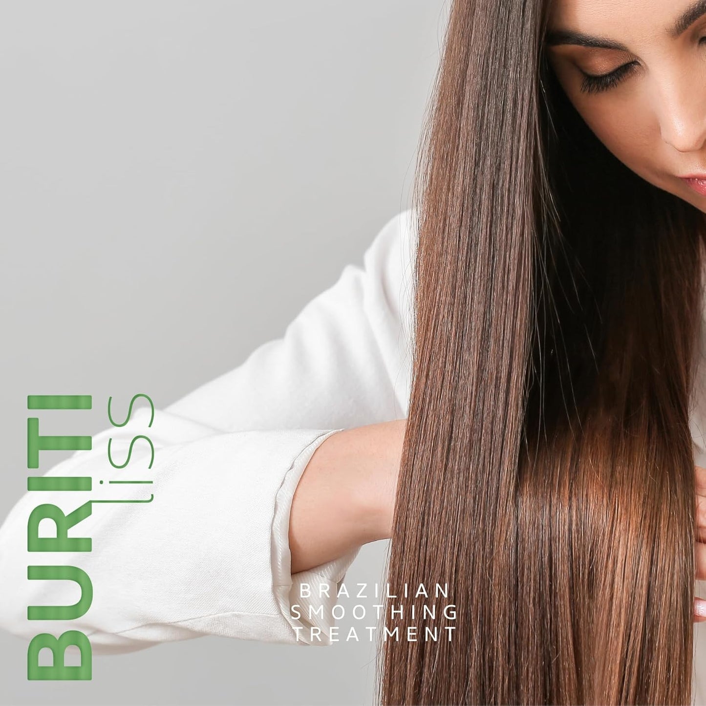 Kerazon Buriti Liss Brazilian Smoothing Treatment - One-Step Formula, 4 Fl Oz for Frizz Control