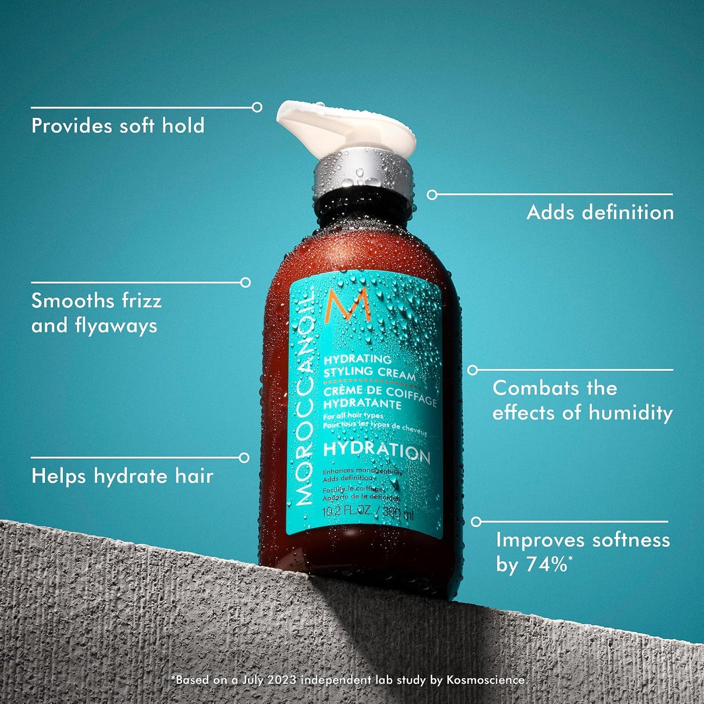 Moroccanoil Hydrating Styling Cream - Moisturizing Hair Cream for Soft, Manageable Hair