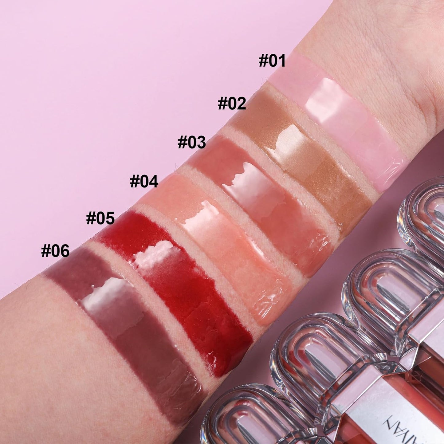 3D Hydra Lip Gloss - Plumping & Hydrating Non-Sticky Formula for Fuller Lips | Cherry Vinyl Shade