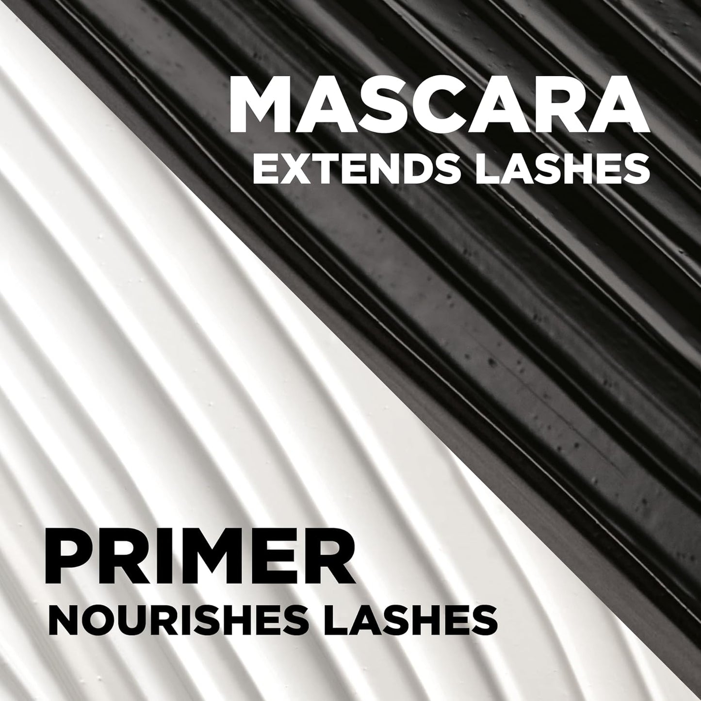 L'Oreal Paris Double Extend Tubing Mascara - Lengthening, Smudgeproof, Black | 2-Step Formula