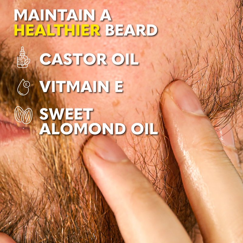 The Beard Club Premium Cedar Beard Oil for Men - Natural Castor & Almond Oils - Beard & Mustache Conditioner - Hydrates, Moisturizes, Softens & Soothes Skin - Strengthens Follicles (2PK)