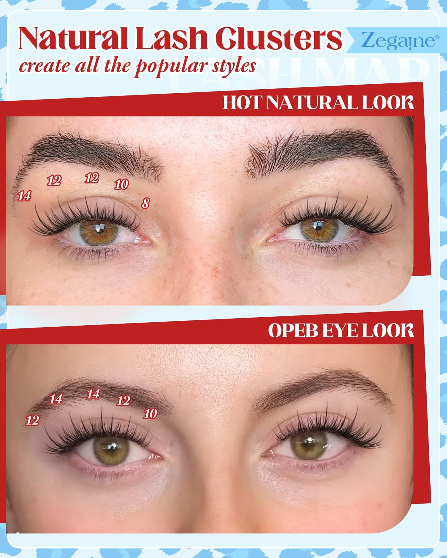 Natural Lash Clusters For “NO MAKEUP” Clean Girl Look Short C Curly Glasses Friendly Eyelash Clusters 8-10-12-14MM Anime Cluster Lashes Fairy Cluster Eyelash Extensions 168Pcs by Zegaine