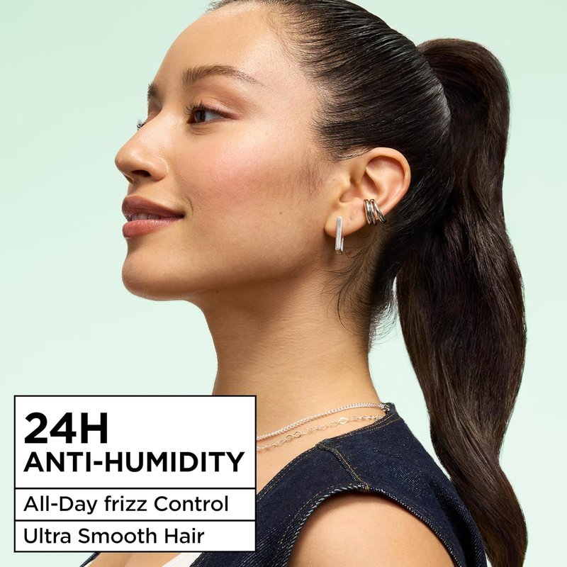 Garnier Fructis Sleek & Shine Anti-Humidity Hairspray - Ultra Strong Hold & Frizz Protection, 8.25 Oz