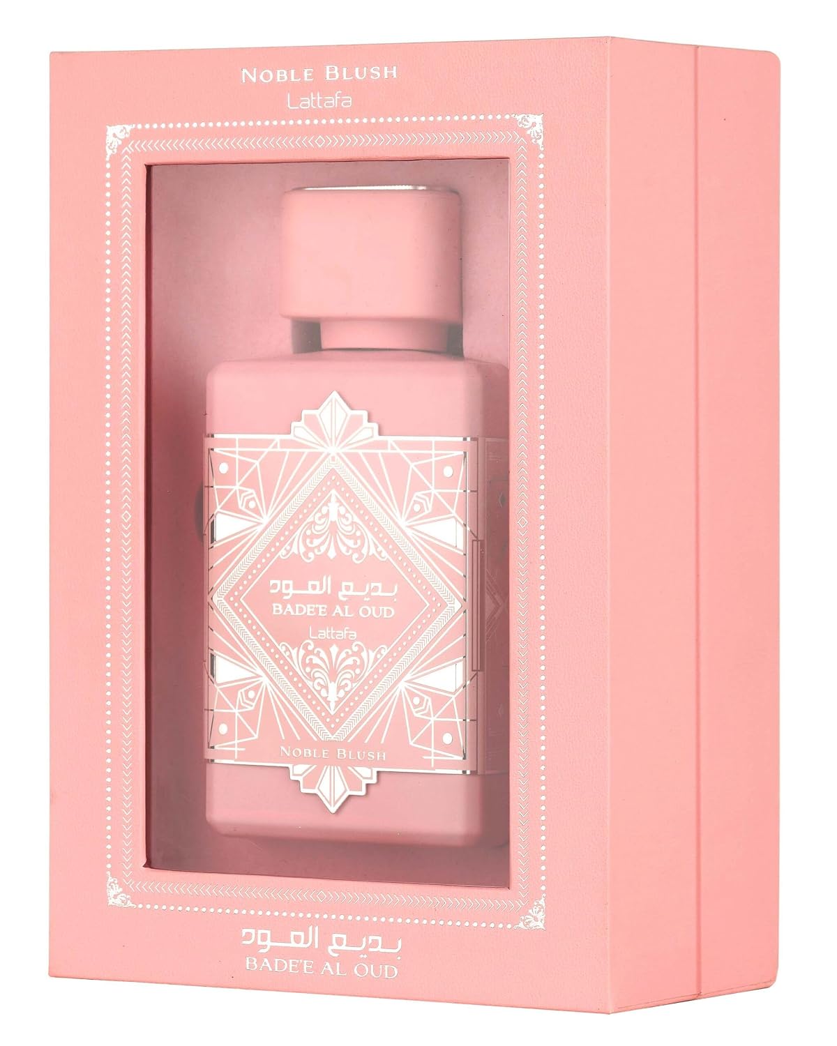 Lattafa Bade'e Al Oud Noble Blush Unisex Eau de Parfum Spray - 3.4 Oz | Luxurious Fragrance