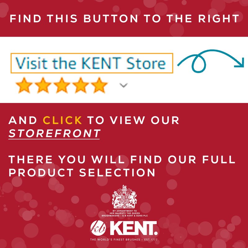 Kent A 81T X-Small Men's Beard and Mustache Comb, Fine Toothed for Facial Hair Grooming and Styling. Quality Cellulose Acetate, Saw-cut Polished. Made in England
