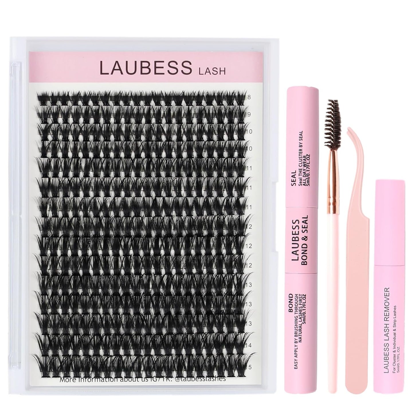 Lash Remover for Cluster Lashes - 5ml DIY Eyelash Extension Adhesive Remover for Home Use