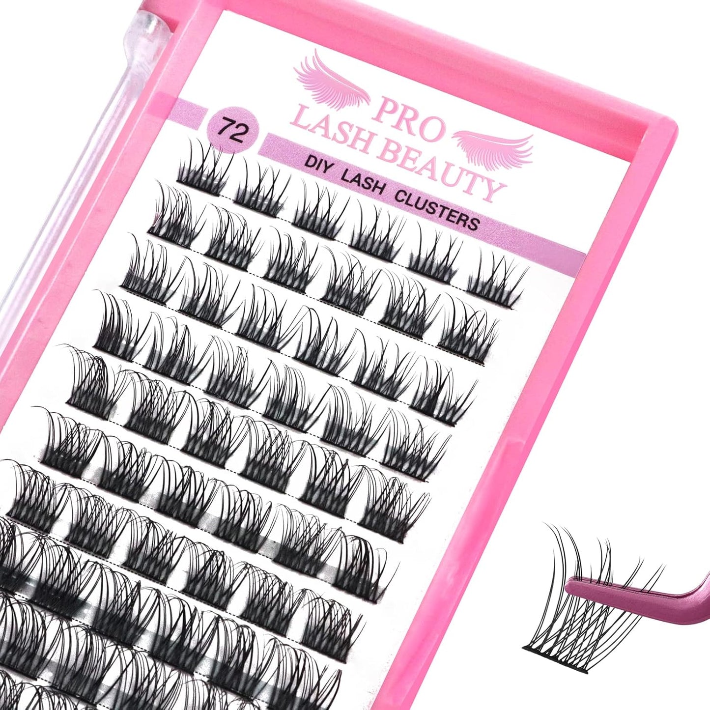 Lash Cluster Glue - Upgraded 2-in-1 Black Bond & Seal for Eyelash Clusters | Waterproof, Long-Lasting (10ml)