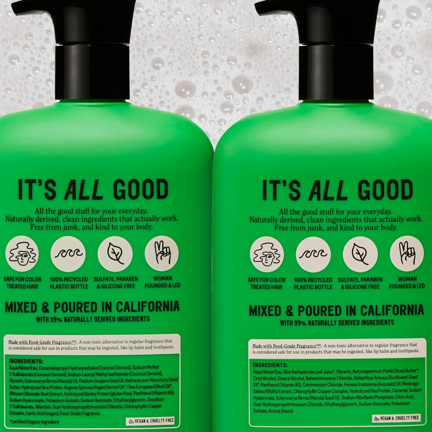 California Naturals Super Moisture Fig Shampoo & Conditioner Set - Natural, Vegan, Color Safe | 20 oz for Damaged Hair