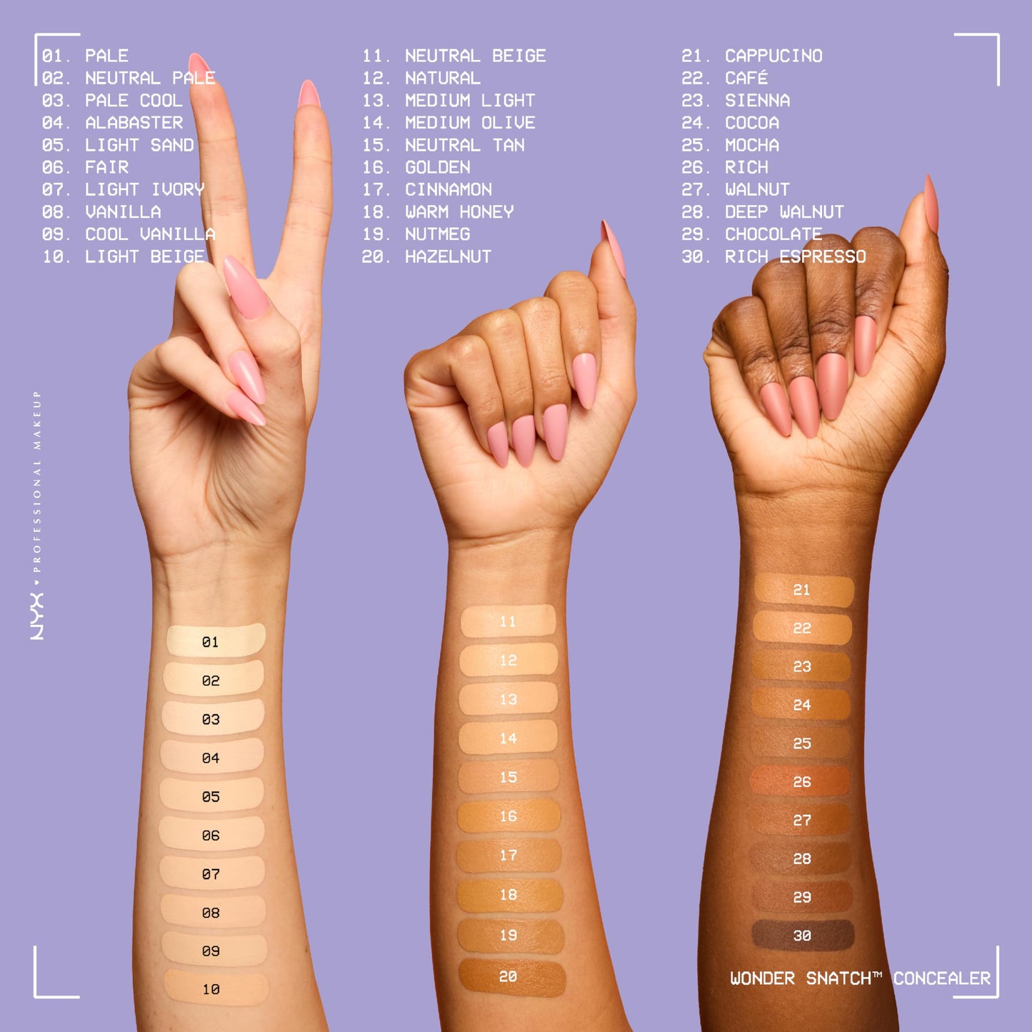 NYX PROFESSIONAL MAKEUP Wonder Snatch Concealer, Brightening, Lifting & Snatching Full Coverage Makeup Concealer with 24HR Wear, Vegan & Cruelty Free - Golden