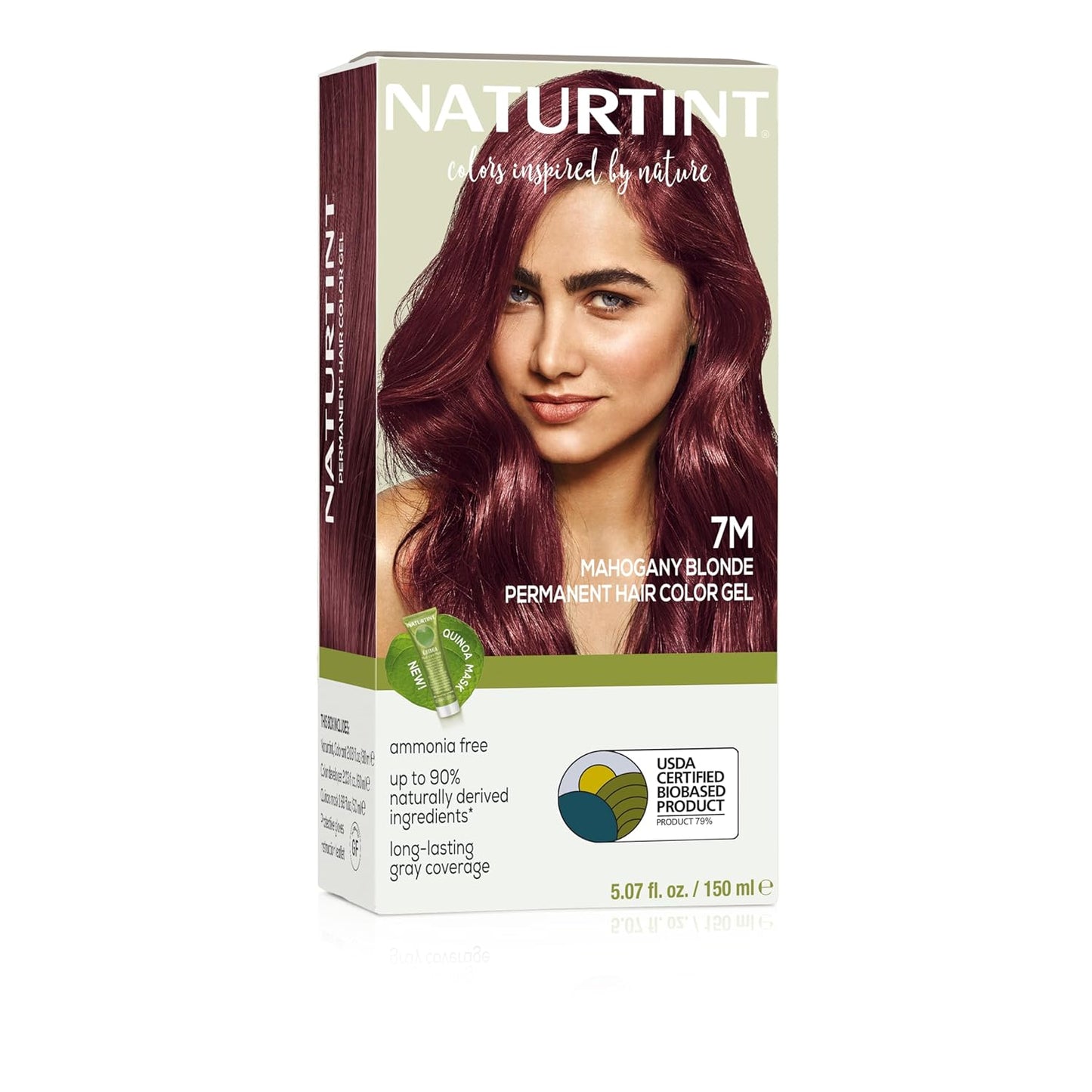Naturtint 7N Hazelnut Blonde Permanent Hair Color | Ammonia-Free, Vegan, 100% Gray Coverage, Long-Lasting Results