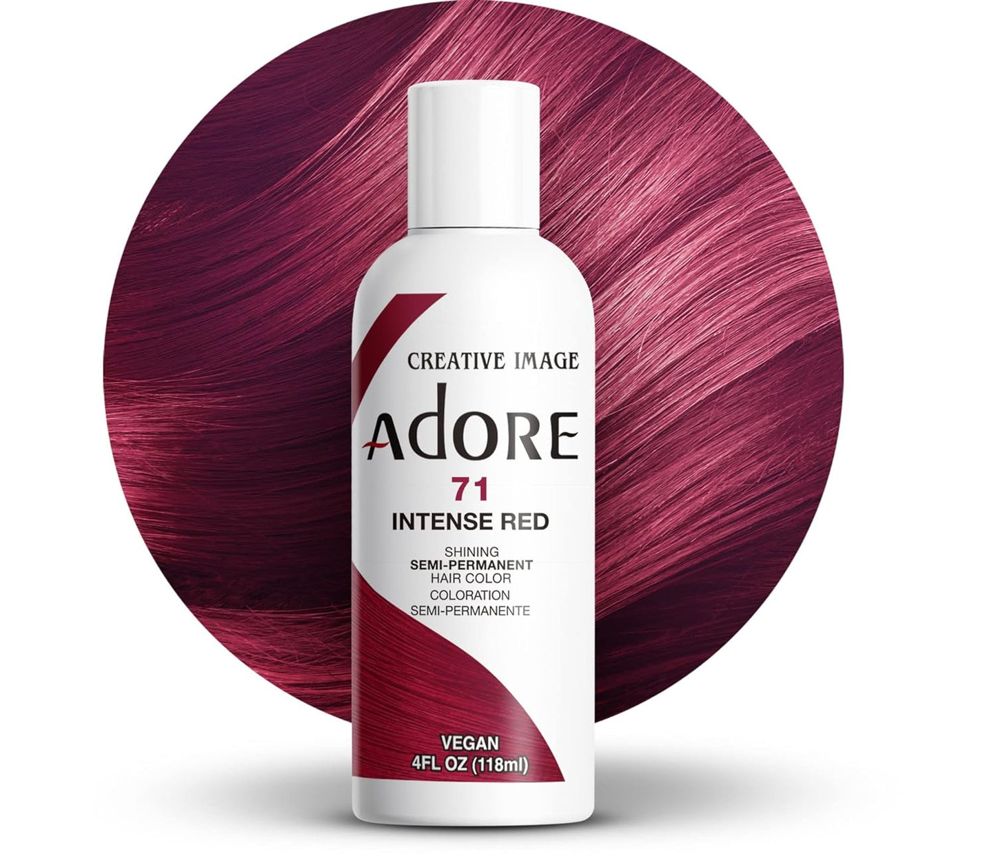 Adore Semi Permanent Hair Color - Mystic Grey | Vegan, Ammonia-Free Hair Dye | 4 Fl Oz