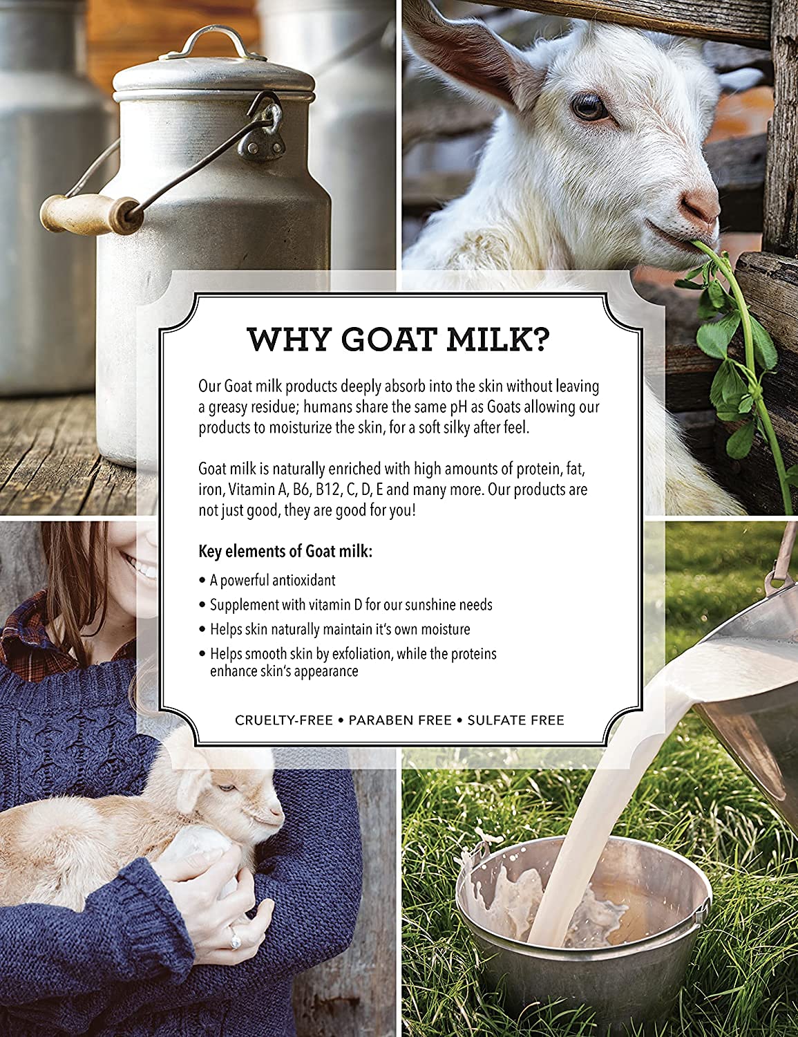 Dionis - Goat Milk Skincare Verbena and Cream Scented Hand Cream (1 oz) - Made in the USA - Cruelty-free and Paraben-free