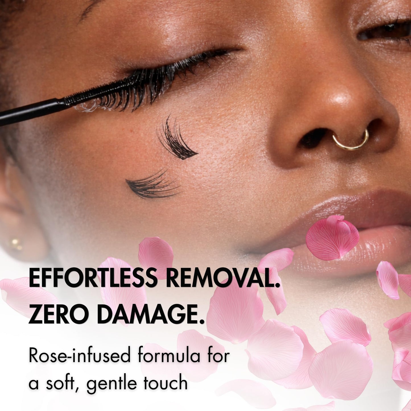 Gazelle Softouch Eyelash bond Remover, Plant-Based EyesCluster Lash Remover for Individual False Lashes - Safe for Sensitive Bond and Wispys, 2x More Effective, Gentle Non-irritating