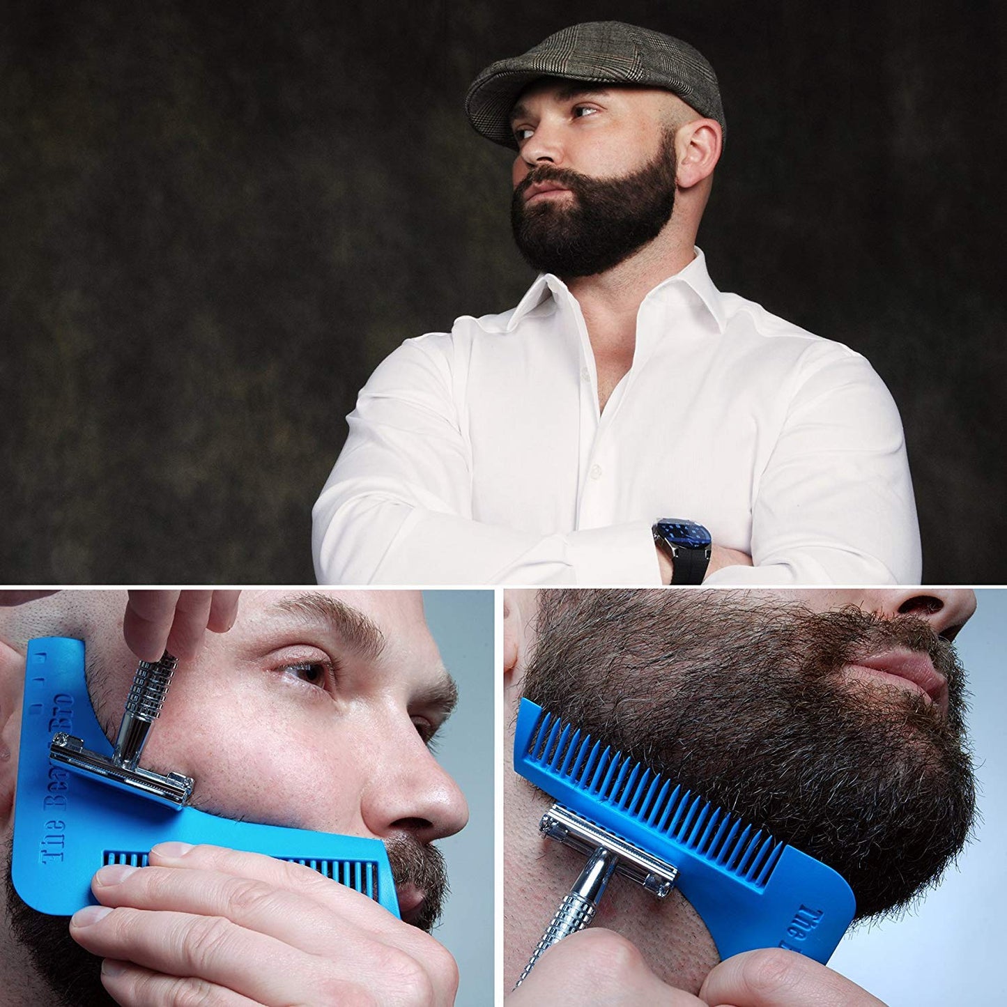 Beard Shaping Tool for Perfect Lines and Symmetry