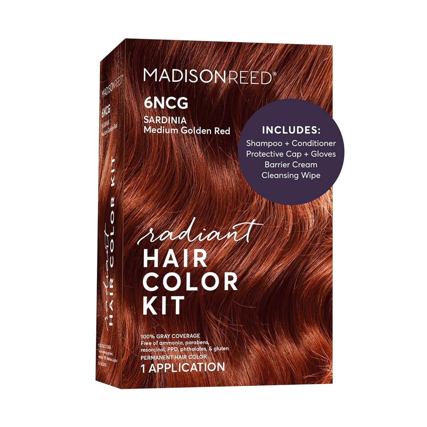 Madison Reed Radiant Hair Color Kit - 5RV Dark Garnet Red | Vivid Permanent Dye for Bold Color & Maximum Shine