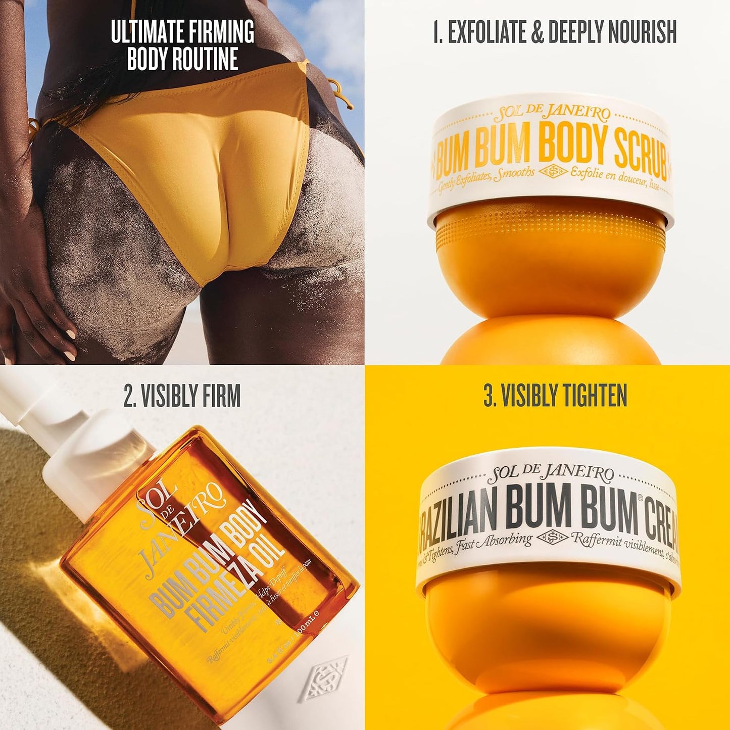 Bum Bum Body Scrub - Exfoliating Sugar Scrub for Smooth Skin | 8 oz