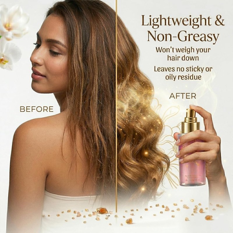 Natural Hair Perfume for Women | Long-Lasting Fragrance - 75ml/2.54 fl oz (Warm Sugar)