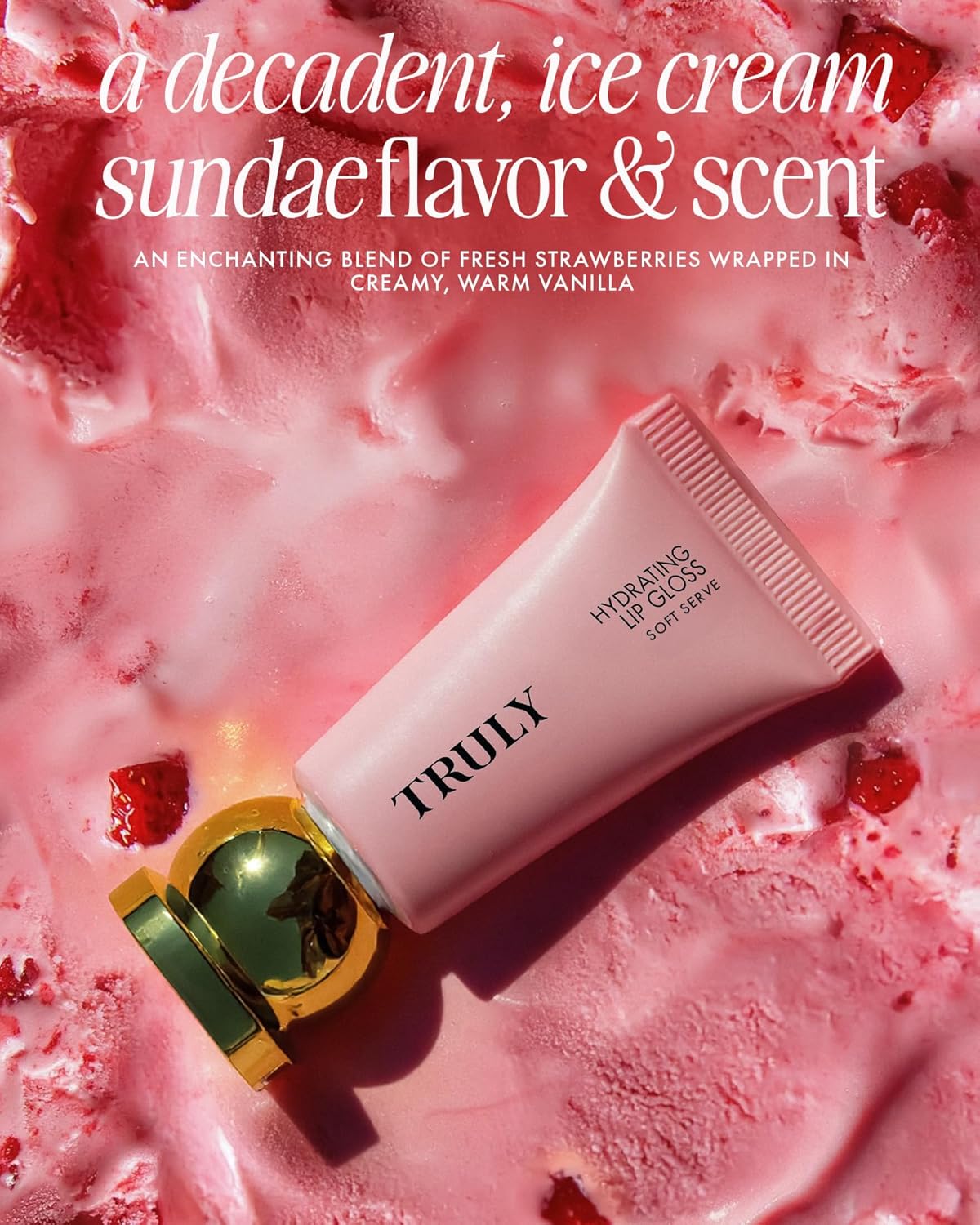 Hydrating Lip Gloss - High Shine Tinted Formula with Hyaluronic Acid, Jojoba Oil & Shea Butter | Moisturizing & Glossy Finish