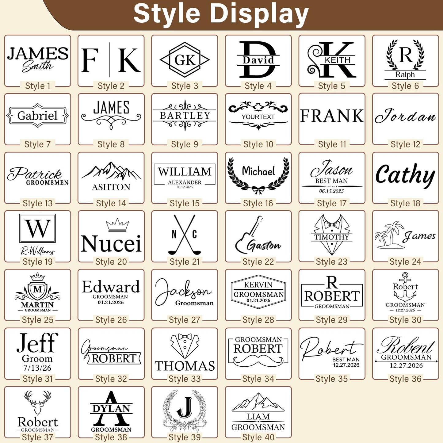 Personalized Groomsmen Gifts Best Man Present, Leather Toiletry Bag for Men, Ideas Bridesman Custom Gifts, Wedding Party Favor, Gift for Men, Boyfriend, Husband, Travel Shaving Bag Engraving with Name