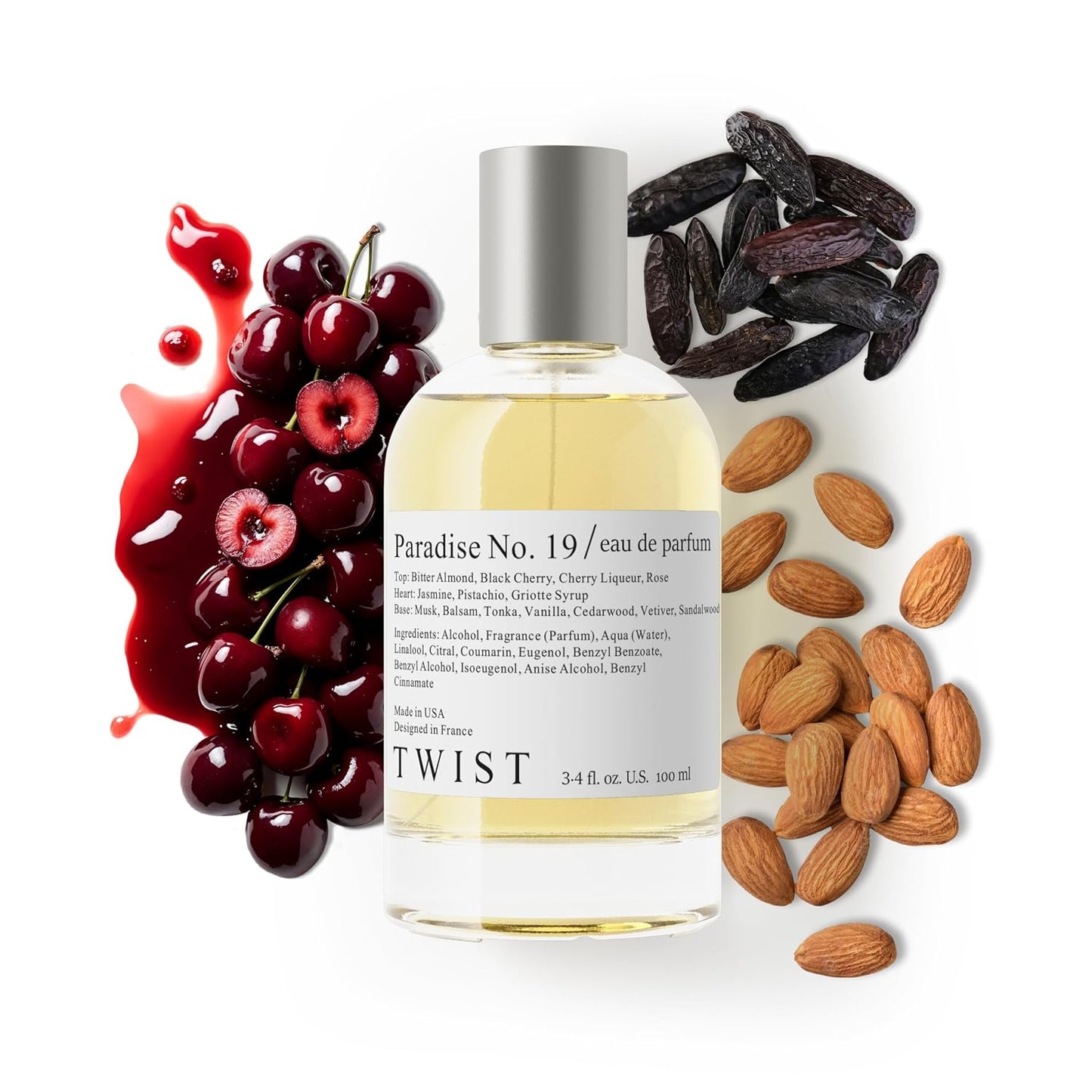 Eau De Parfum Inspired by Burberry Her - Long-Lasting Strawberry & Vanilla Fragrance Spray | 100 ml | Vegan & Clean Ingredients