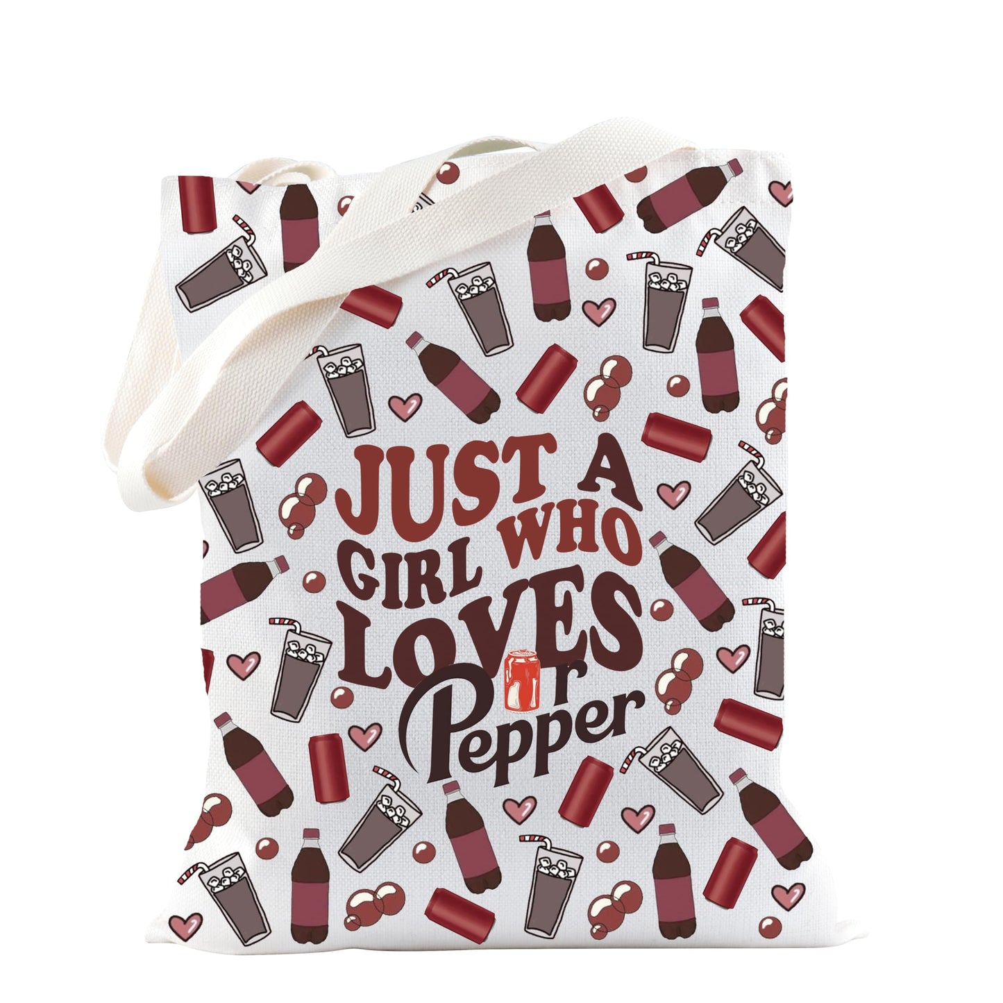 TSOTMO DR.P Merch DR.P Drinks Gift Soda Drinks Lovers Gift DR.P Beverage Tote Bag for DR.P Lovers (PPe Tote)