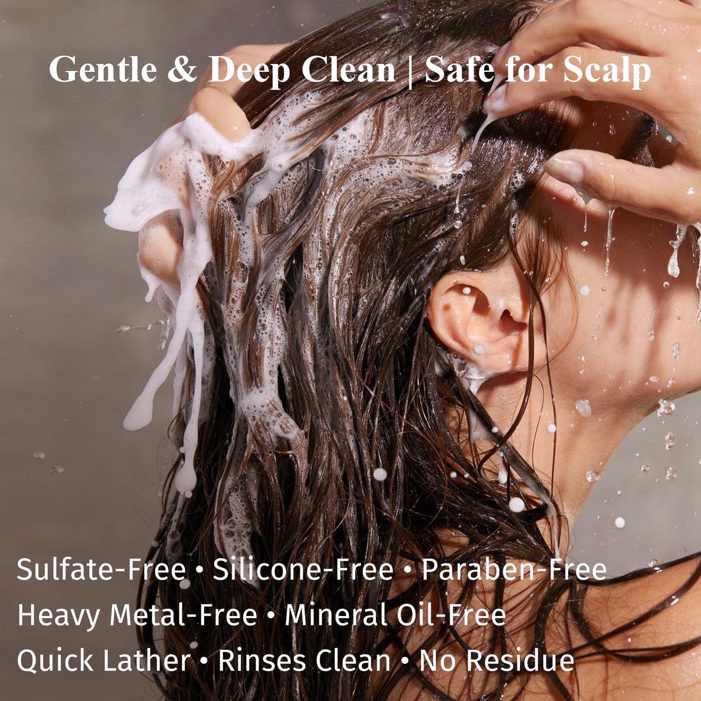 Dear Irean Shampoo and Conditioner Set, Anti Dandruff Oil Control Repair Shampoo and Conditioner, Sulfate Free with Argan Oil for Women, Hair Gloss Treatment for Oily, Dry, Damaged, Curly Hair 30.4 Oz