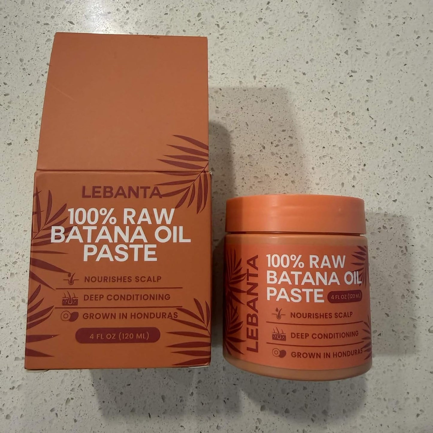 Raw Batana Oil for Hair - 100% Pure Organic 4oz Cold Pressed Oil for Fuller, Thicker Hair | Unrefined Scalp Treatment & Hair Mask
