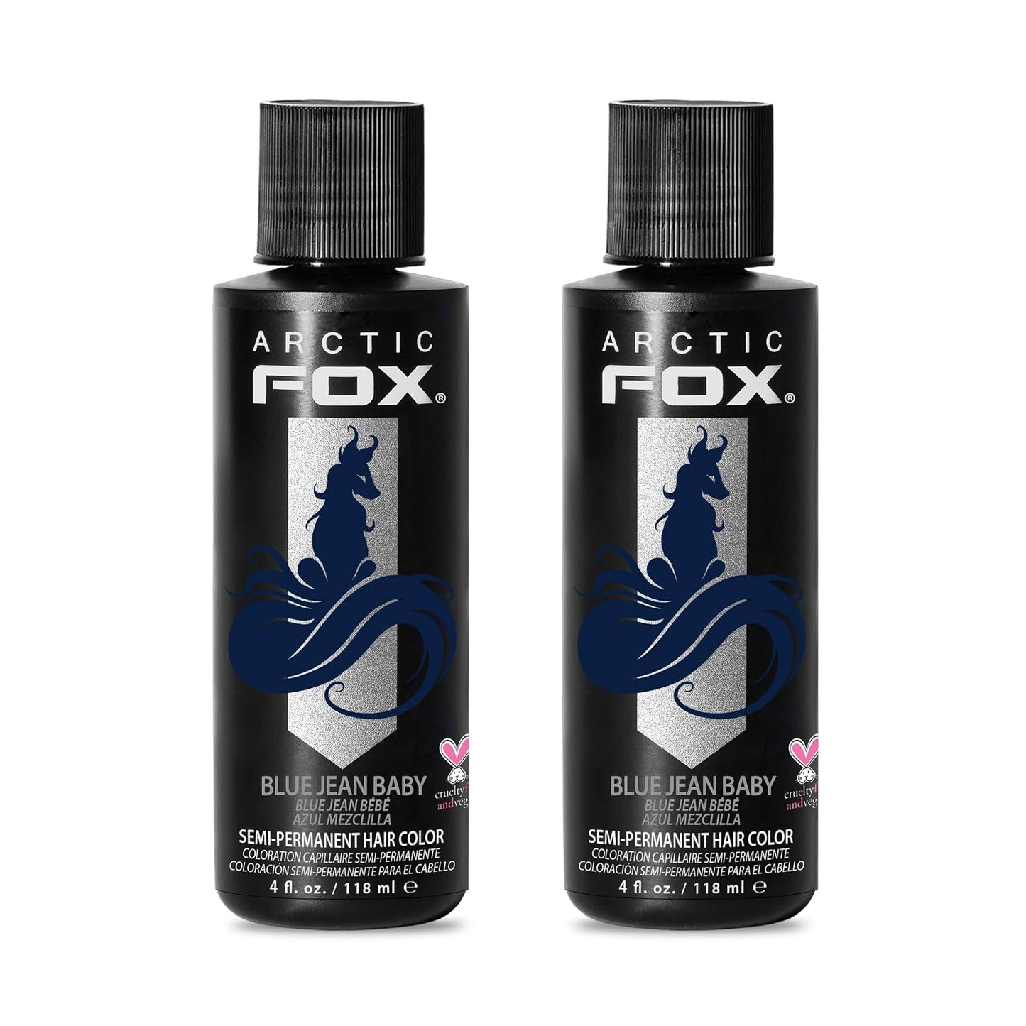 Arctic Fox Semi-Permanent Hair Dye - Vibrant Purple AF Color | Vegan, Ammonia-Free, 4 Fl Oz