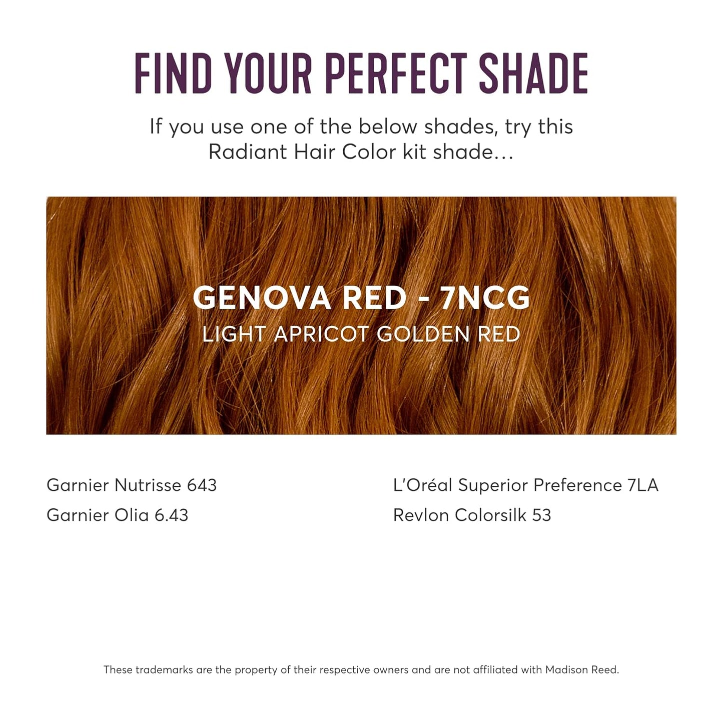 Madison Reed Radiant Hair Color Kit - 7NCG Light Golden Copper | Salon-Quality Permanent Dye for Superior Gray Coverage & Dimensional Color