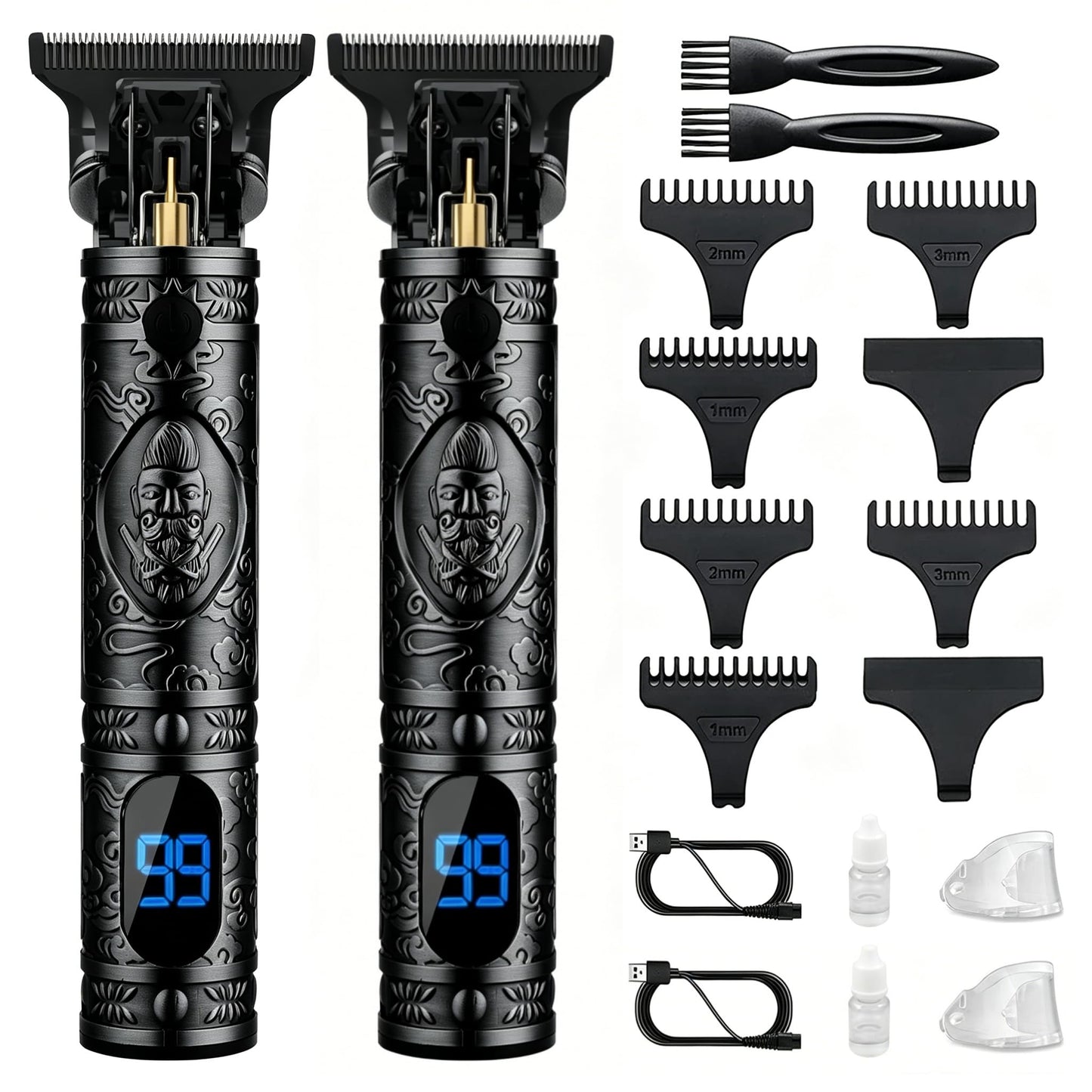 Saoilli Beard Trimmer, Cordless T-Blade Hair Clippers, Next-Gen Evolution