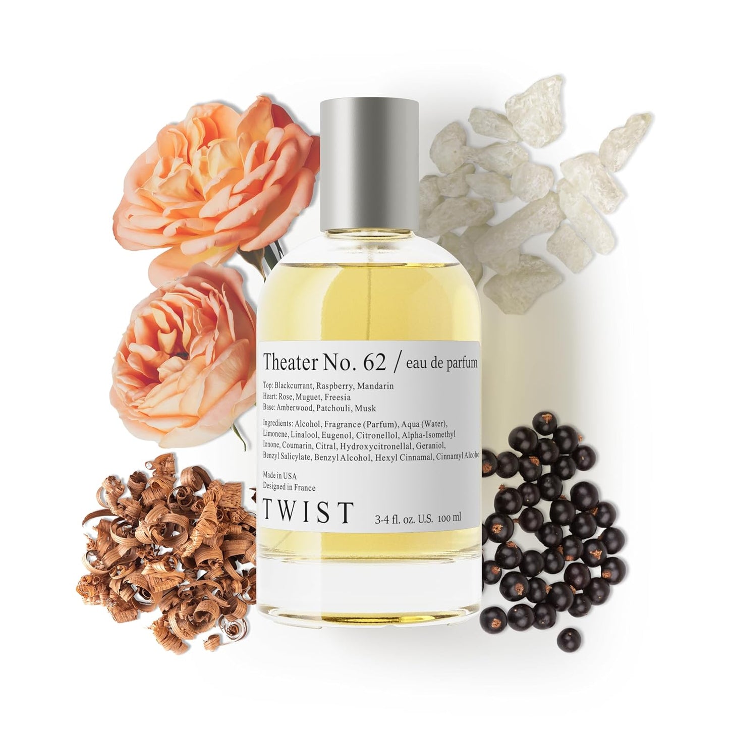 Eau De Parfum Inspired by Burberry Her - Long-Lasting Strawberry & Vanilla Fragrance Spray | 100 ml | Vegan & Clean Ingredients