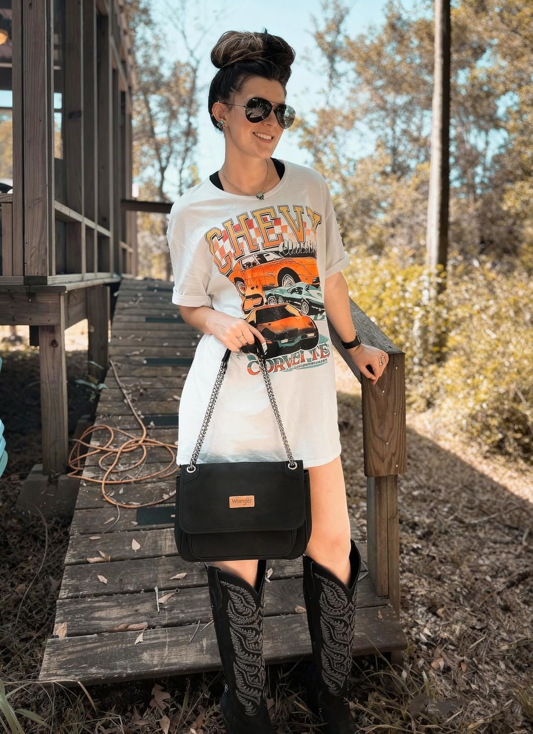 Shoulder Bag for Women - Retro Crossbody Handbag with Chain Strap | Stylish Purses