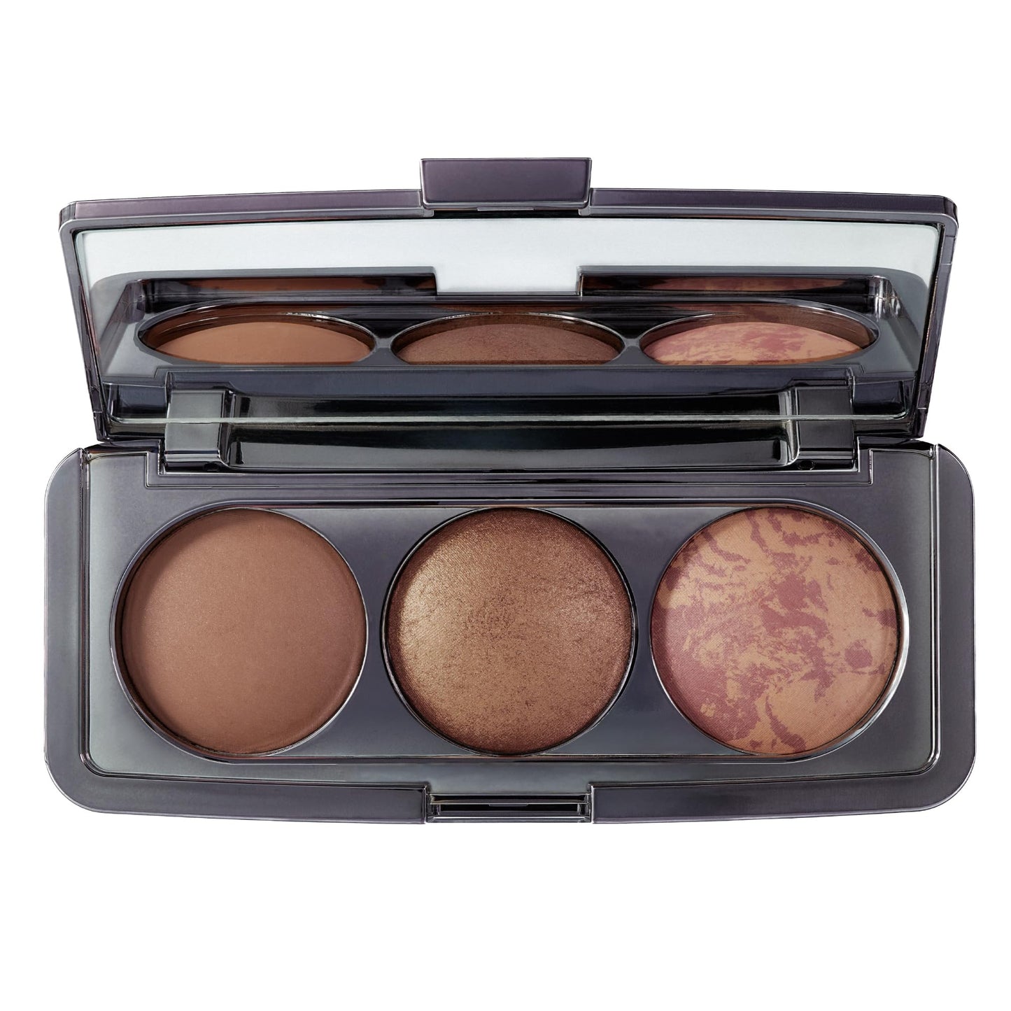 W7 Glow Theory Palette (Solar) - Face Makeup Palette with Matte Bronzer, Gold Shimmer Highlighter & Marbled Bronze Blush - Warm Bronze & Golden Tones